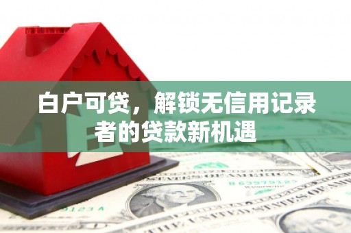 南木林白户可贷，解锁无信用记录者的贷款新机遇