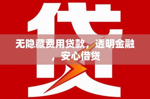 南木林无隐藏费用贷款，透明金融，安心借贷