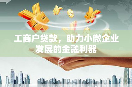 南木林工商户贷款，助力小微企业发展的金融利器