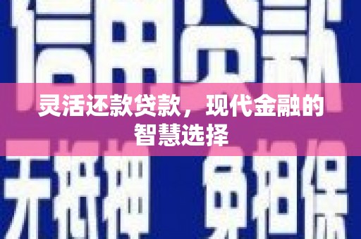 南木林灵活还款贷款，现代金融的智慧选择