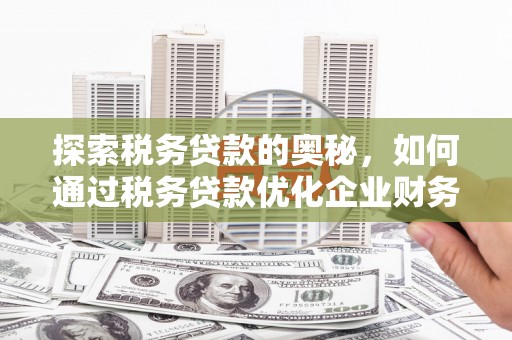 南木林探索税务贷款的奥秘，如何通过税务贷款优化企业财务