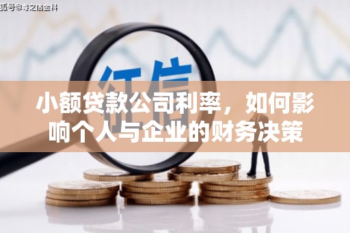 南木林小额贷款公司利率，如何影响个人与企业的财务决策