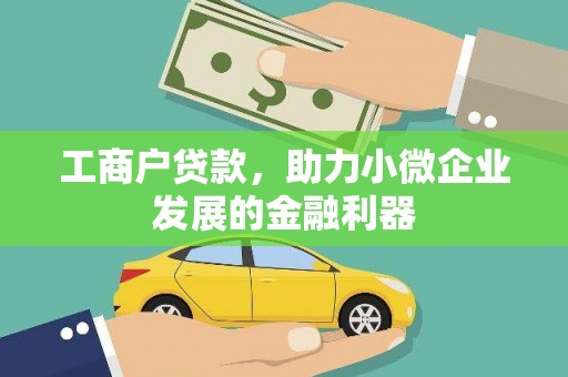 南木林工商户贷款，助力小微企业发展的金融利器