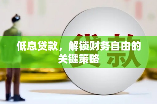 南木林低息贷款，解锁财务自由的关键策略