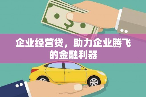 南木林企业经营贷，助力企业腾飞的金融利器